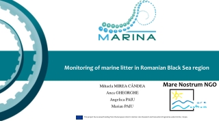 Monitoring of marine litter in Romanian Black Sea region