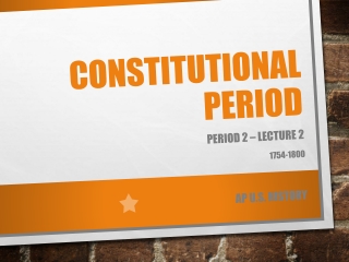 Constitutional Period