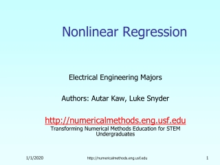 Nonlinear Regression