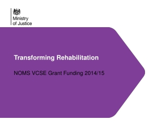 Transforming Rehabilitation