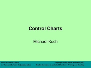 Control Charts