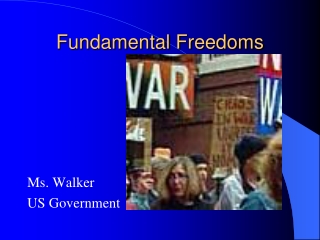 Fundamental Freedoms