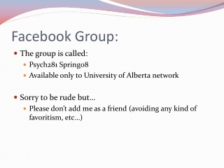 Facebook Group: