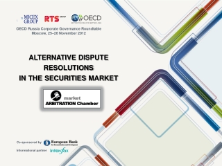 alternative dispute resolutions  in the securities market