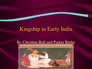 Kingship in Early India