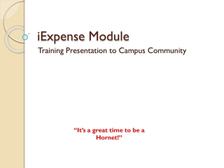 iExpense  Module