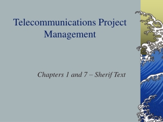 Telecommunications Project Management