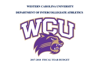 WESTERN CAROLINA UNIVERSITY