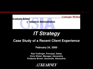 IT Strategy