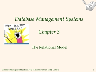 Database Management Systems Chapter 3