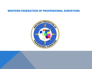 WESTERN FEDERATION OF PROFESSIONAL SURVEYORS