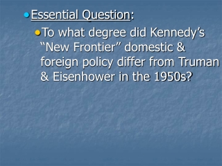 Essential Question :