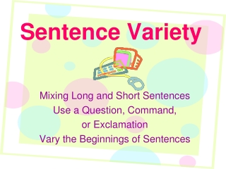 Sentence Variety