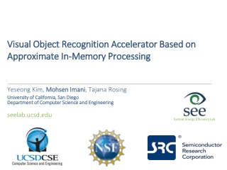 Visual Object Recognition Accelerator Based on Approximate In-Memory Processing