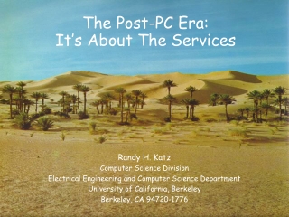 The Post-PC Era: It’s About The Services