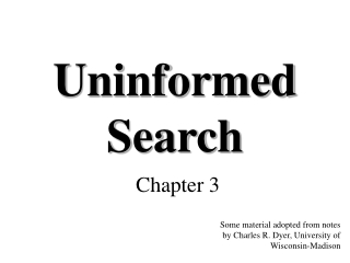 Uninformed Search