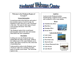 Piedmont Welcome Center