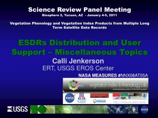 Science Review Panel Meeting Biosphere 2, Tucson, AZ   - January  4-5,  2011