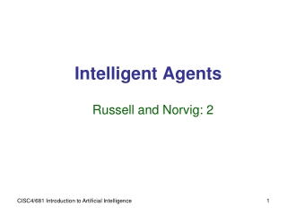 Intelligent Agents