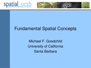 Fundamental Spatial Concepts