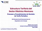 Estructura Tarifaria del Sector El ctrico Mexicano
