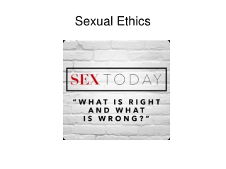 Sexual Ethics