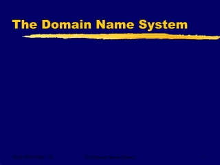 The Domain Name System