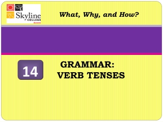 GRAMMAR:        VERB TENSES