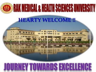 RAK MEDICAL &amp; HEALTH SCIENCES UNIVERSITY