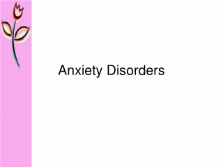 Anxiety Disorders