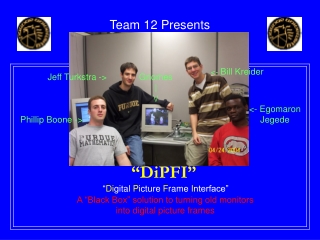 Team 12 Presents