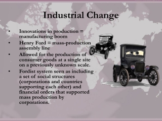 Industrial Change