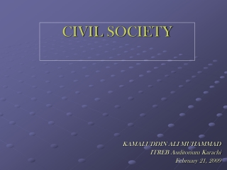 CIVIL SOCIETY