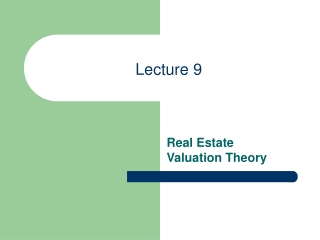 Lecture 9