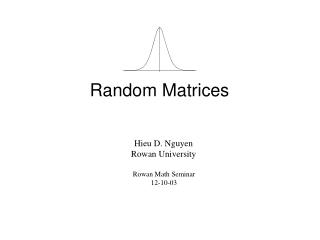 Random Matrices