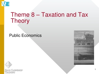 Theme 8  –  Taxation and Tax Theory