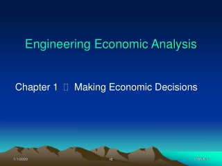 Engineering Economic Analysis