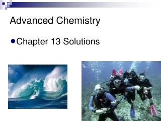 Advanced Chemistry