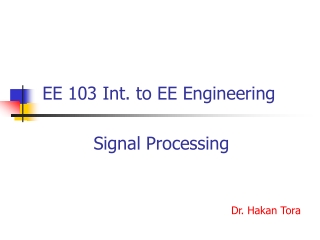 E E  10 3  Int. to EE Engineering