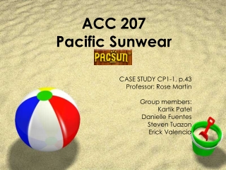 ACC 207 Pacific Sunwear