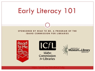 Sponsored by  Read to me , a program of the Idaho Commission for Libraries