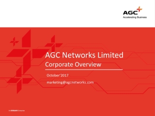 AGC Networks Limited Corporate Overview