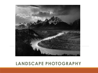 Landscape Photography