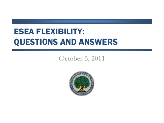 ESEA FLEXIBILITY:  Questions and Answers