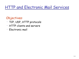 HTTP and Electronic Mail Services