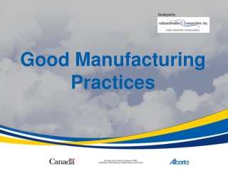 Good Manufacturing Practices