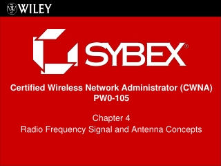 Chapter 4 Radio Frequency Signal and Antenna Concepts