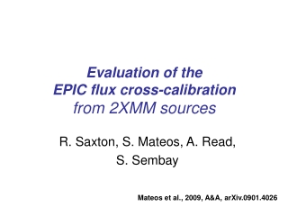 Evaluation of the  EPIC flux cross-calibration from 2XMM sources