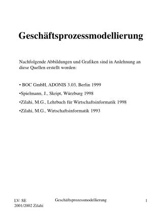Geschäftsprozessmodellierung
