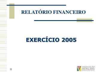 EXERCÍCIO 2005